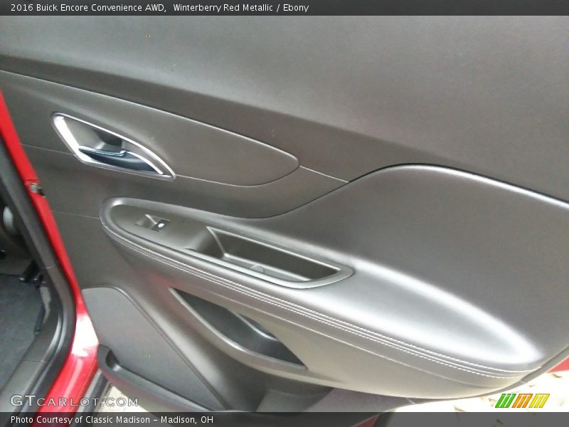 Winterberry Red Metallic / Ebony 2016 Buick Encore Convenience AWD