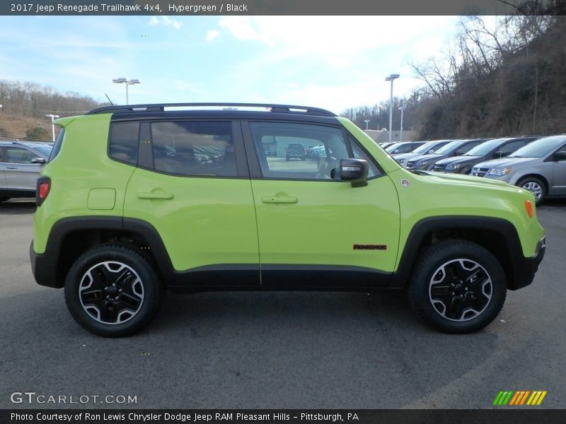 Hypergreen / Black 2017 Jeep Renegade Trailhawk 4x4