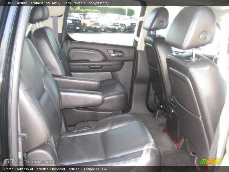 Black Raven / Ebony/Ebony 2007 Cadillac Escalade ESV AWD