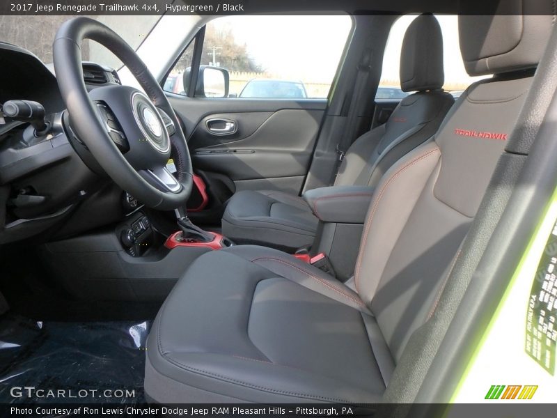 Hypergreen / Black 2017 Jeep Renegade Trailhawk 4x4