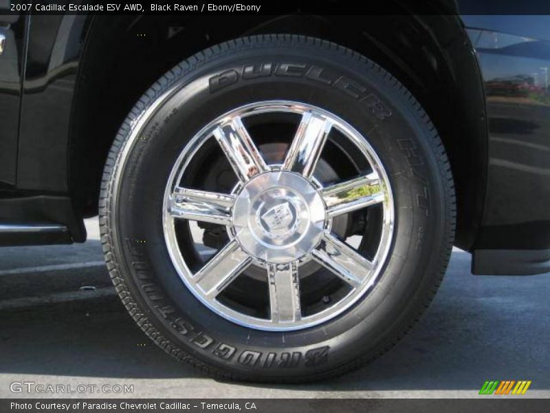 Black Raven / Ebony/Ebony 2007 Cadillac Escalade ESV AWD