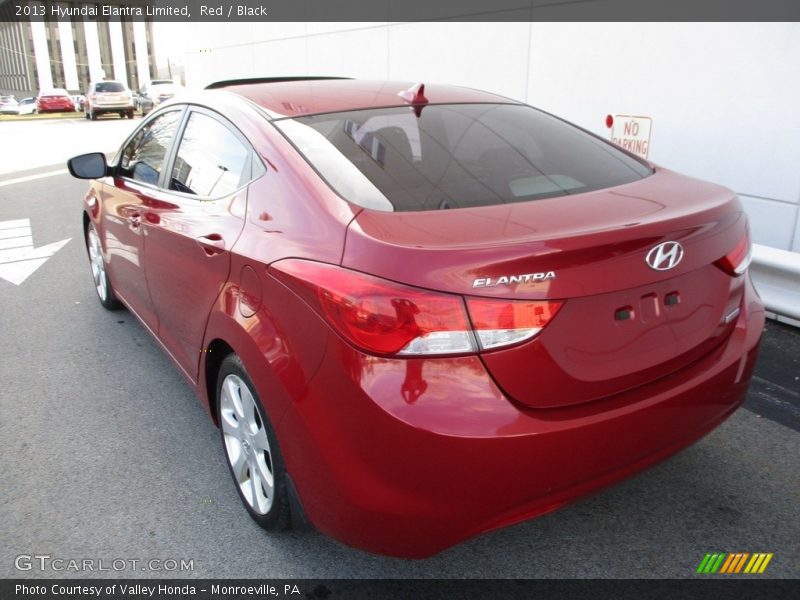 Red / Black 2013 Hyundai Elantra Limited