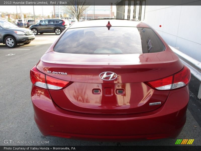 Red / Black 2013 Hyundai Elantra Limited