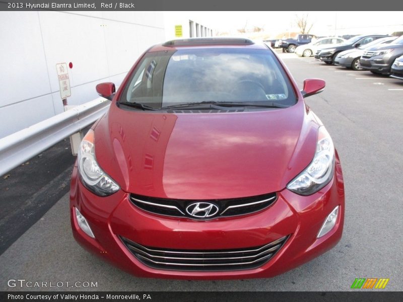 Red / Black 2013 Hyundai Elantra Limited