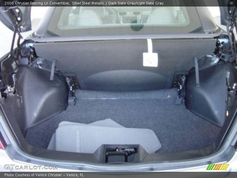 Silver Steel Metallic / Dark Slate Gray/Light Slate Gray 2008 Chrysler Sebring LX Convertible