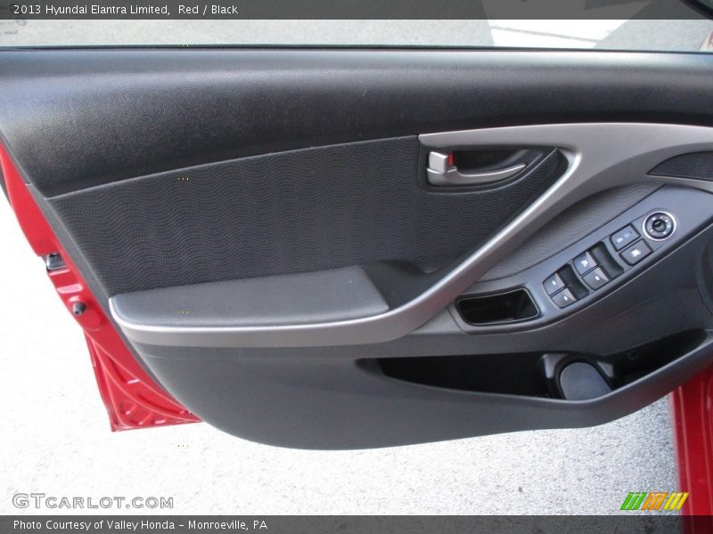 Red / Black 2013 Hyundai Elantra Limited
