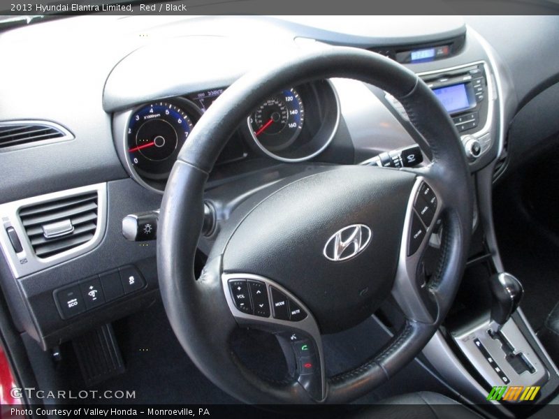 Red / Black 2013 Hyundai Elantra Limited