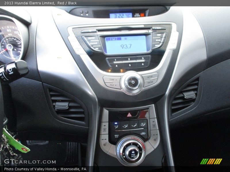 Red / Black 2013 Hyundai Elantra Limited