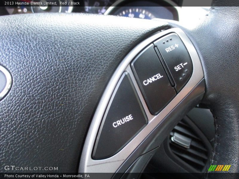 Red / Black 2013 Hyundai Elantra Limited