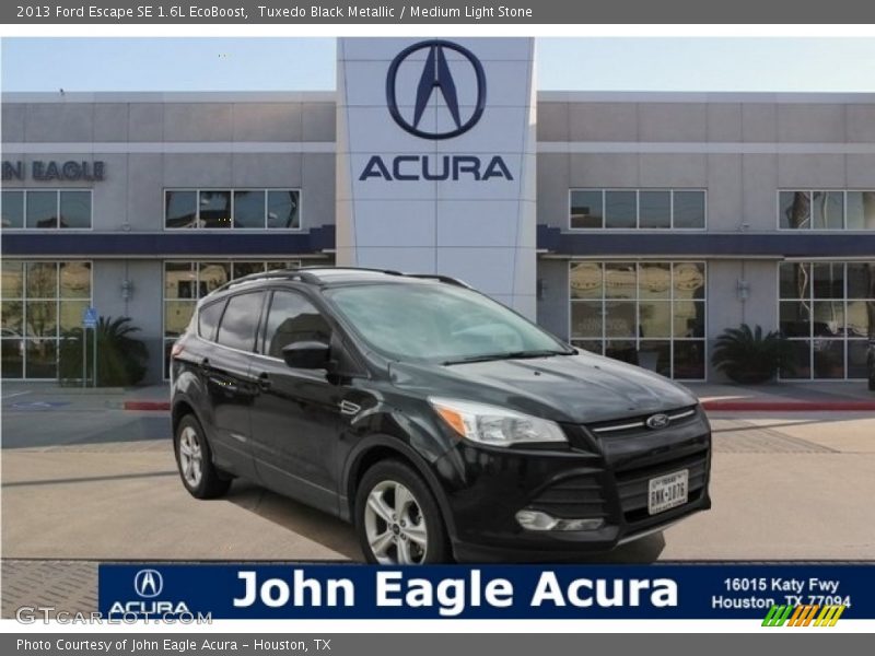 Tuxedo Black Metallic / Medium Light Stone 2013 Ford Escape SE 1.6L EcoBoost