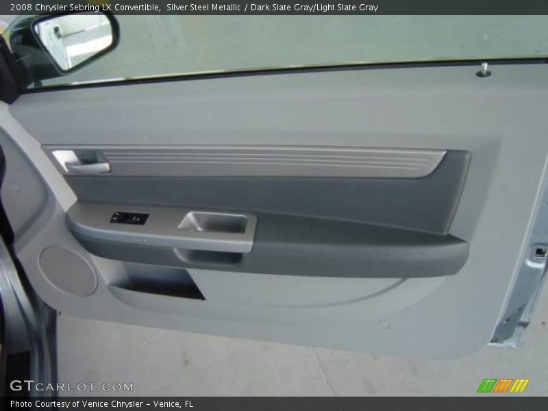 Silver Steel Metallic / Dark Slate Gray/Light Slate Gray 2008 Chrysler Sebring LX Convertible