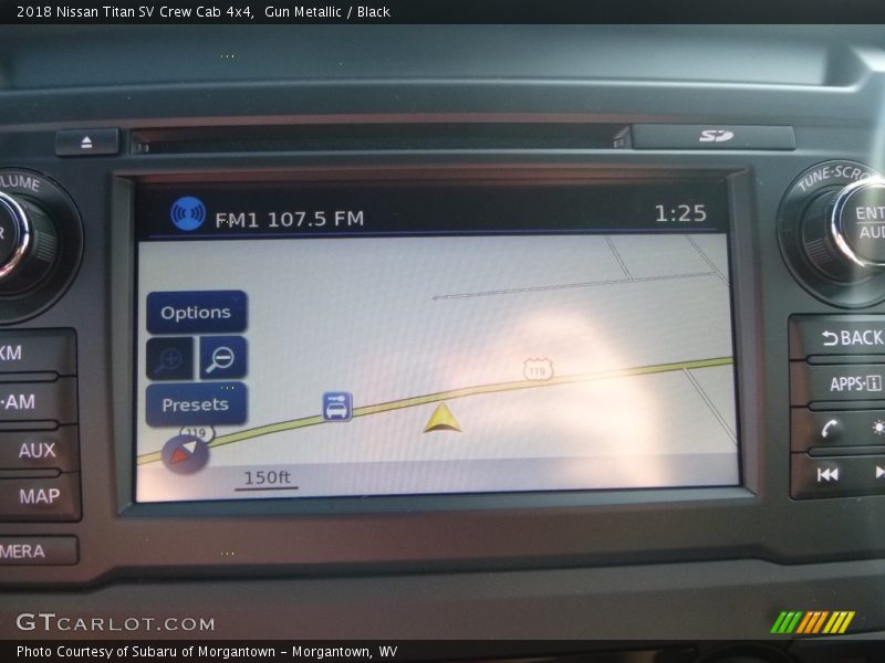 Gun Metallic / Black 2018 Nissan Titan SV Crew Cab 4x4
