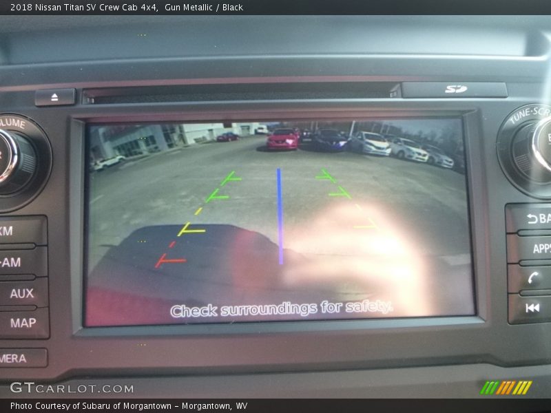 Gun Metallic / Black 2018 Nissan Titan SV Crew Cab 4x4