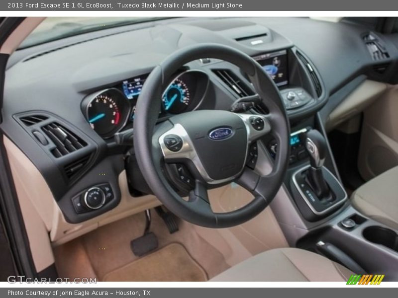 Tuxedo Black Metallic / Medium Light Stone 2013 Ford Escape SE 1.6L EcoBoost