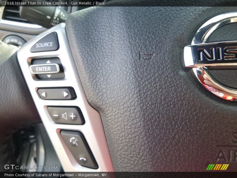 Gun Metallic / Black 2018 Nissan Titan SV Crew Cab 4x4