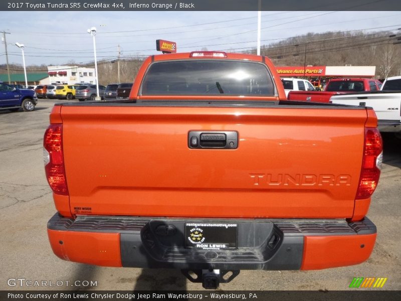 Inferno Orange / Black 2017 Toyota Tundra SR5 CrewMax 4x4