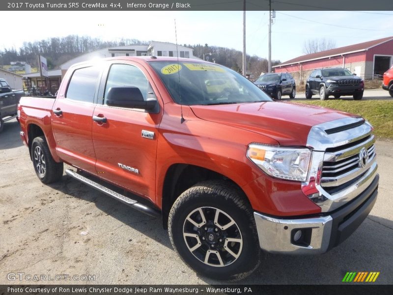 Inferno Orange / Black 2017 Toyota Tundra SR5 CrewMax 4x4