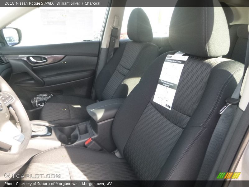 Brilliant Silver / Charcoal 2018 Nissan Rogue S AWD