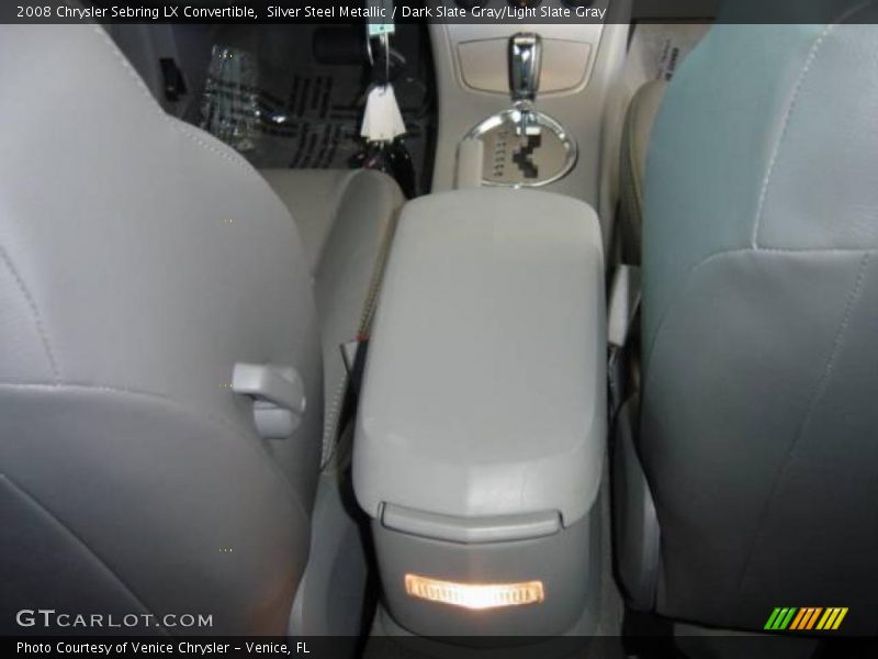 Silver Steel Metallic / Dark Slate Gray/Light Slate Gray 2008 Chrysler Sebring LX Convertible