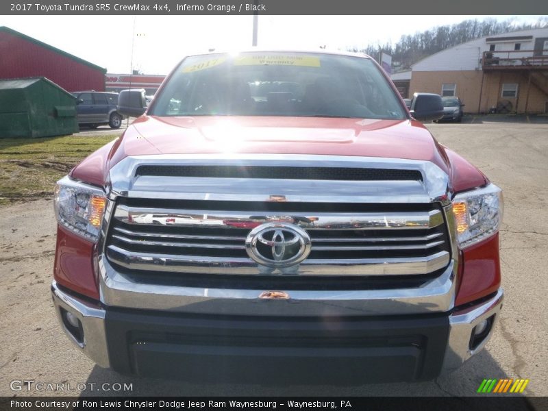 Inferno Orange / Black 2017 Toyota Tundra SR5 CrewMax 4x4