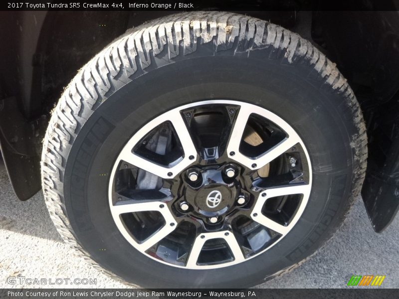 Inferno Orange / Black 2017 Toyota Tundra SR5 CrewMax 4x4