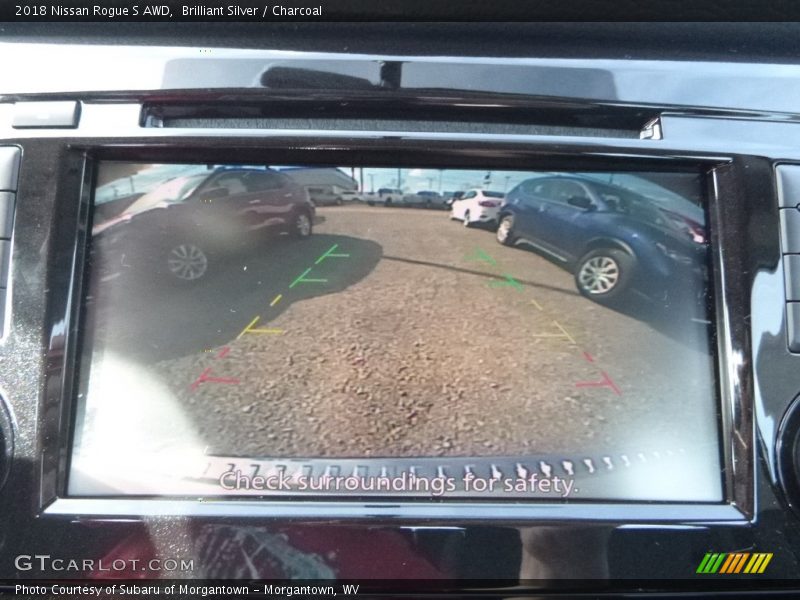 Brilliant Silver / Charcoal 2018 Nissan Rogue S AWD
