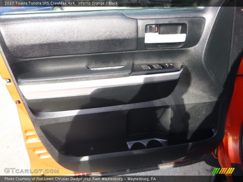 Inferno Orange / Black 2017 Toyota Tundra SR5 CrewMax 4x4