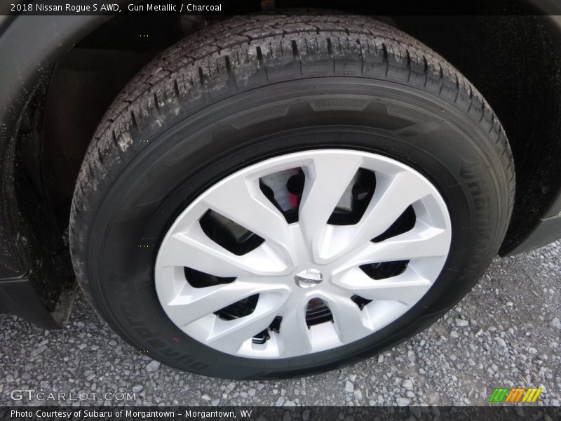 Gun Metallic / Charcoal 2018 Nissan Rogue S AWD