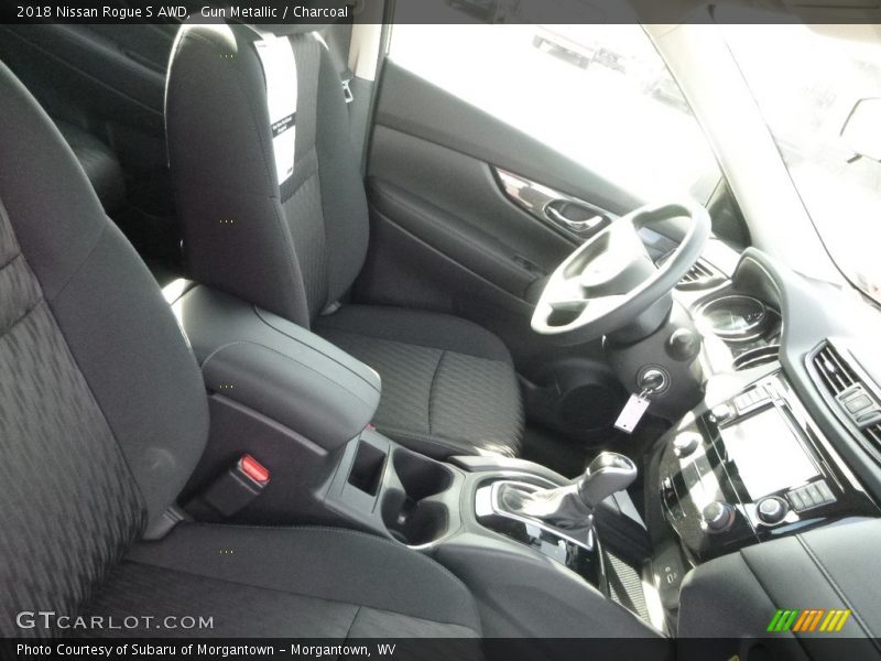 Gun Metallic / Charcoal 2018 Nissan Rogue S AWD