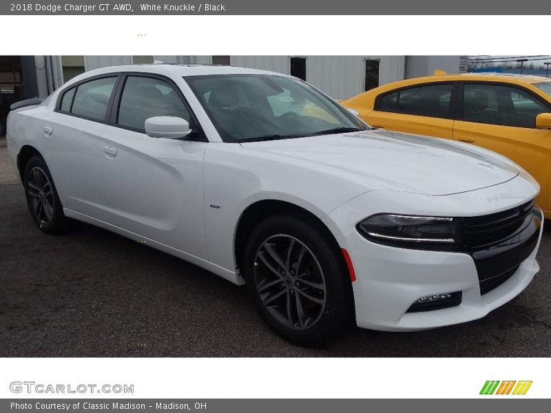 White Knuckle / Black 2018 Dodge Charger GT AWD