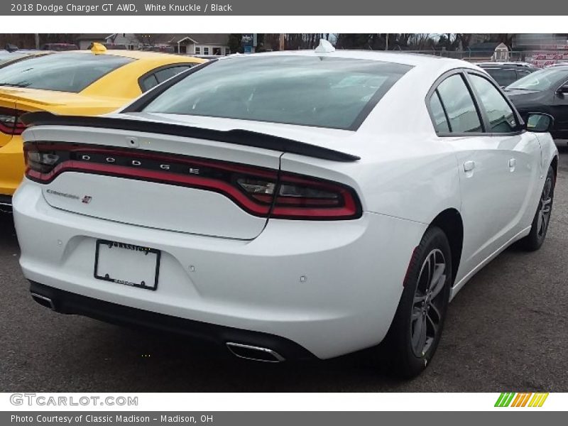 White Knuckle / Black 2018 Dodge Charger GT AWD