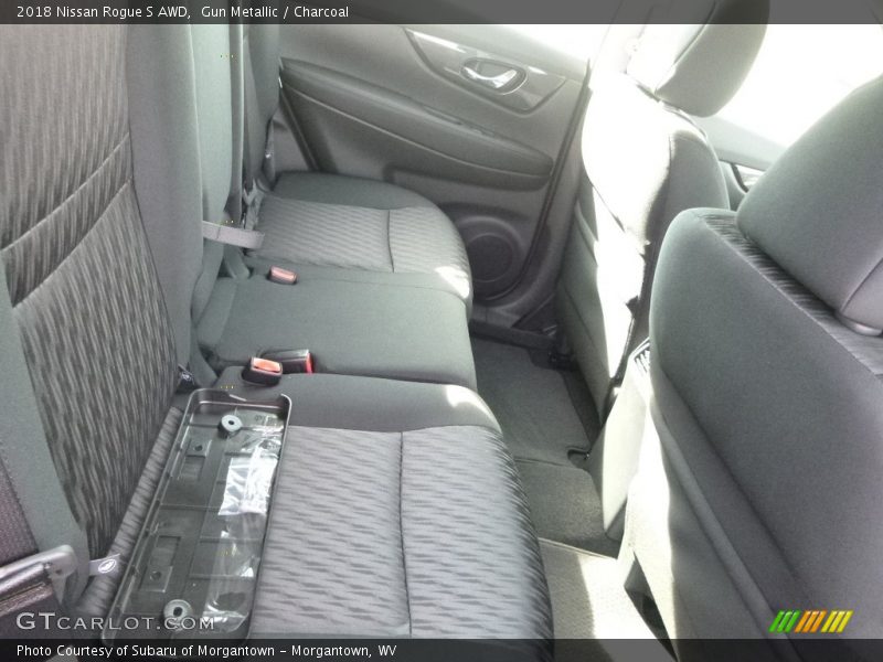 Gun Metallic / Charcoal 2018 Nissan Rogue S AWD