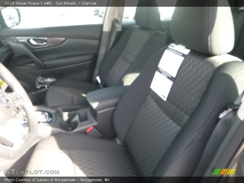 Gun Metallic / Charcoal 2018 Nissan Rogue S AWD