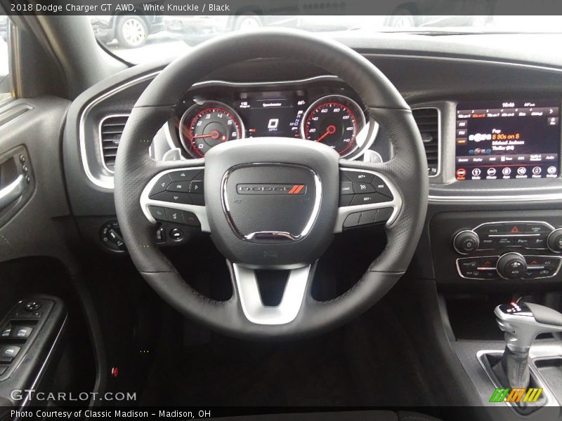 White Knuckle / Black 2018 Dodge Charger GT AWD