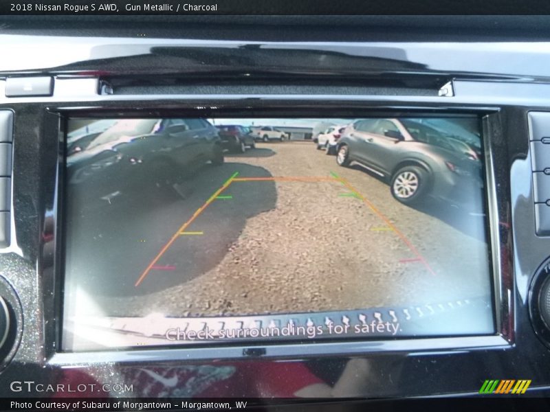 Gun Metallic / Charcoal 2018 Nissan Rogue S AWD