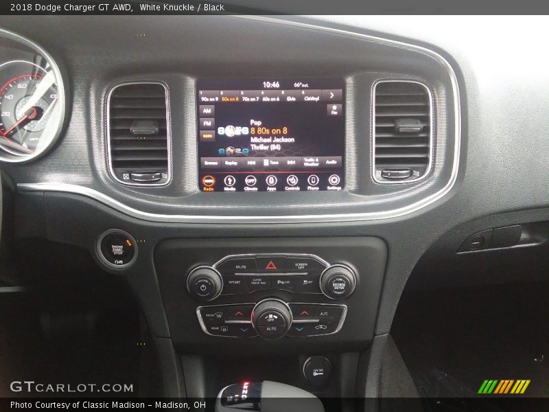 White Knuckle / Black 2018 Dodge Charger GT AWD