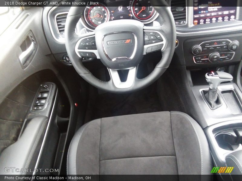 White Knuckle / Black 2018 Dodge Charger GT AWD