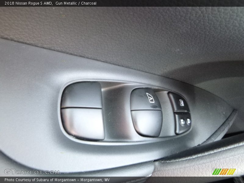 Gun Metallic / Charcoal 2018 Nissan Rogue S AWD