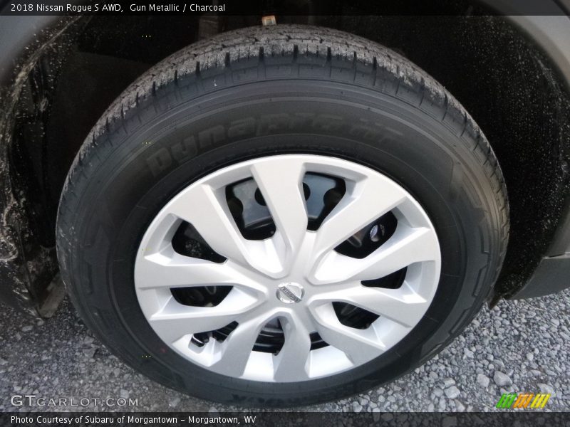 Gun Metallic / Charcoal 2018 Nissan Rogue S AWD
