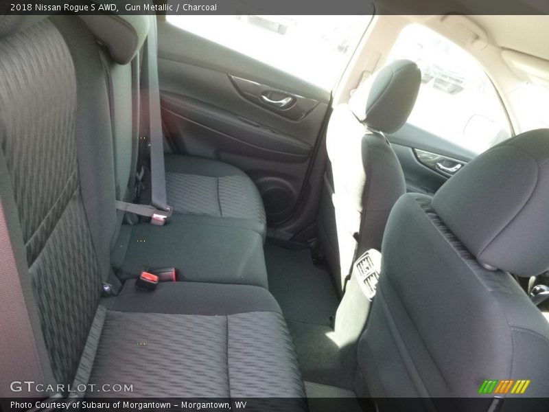 Gun Metallic / Charcoal 2018 Nissan Rogue S AWD