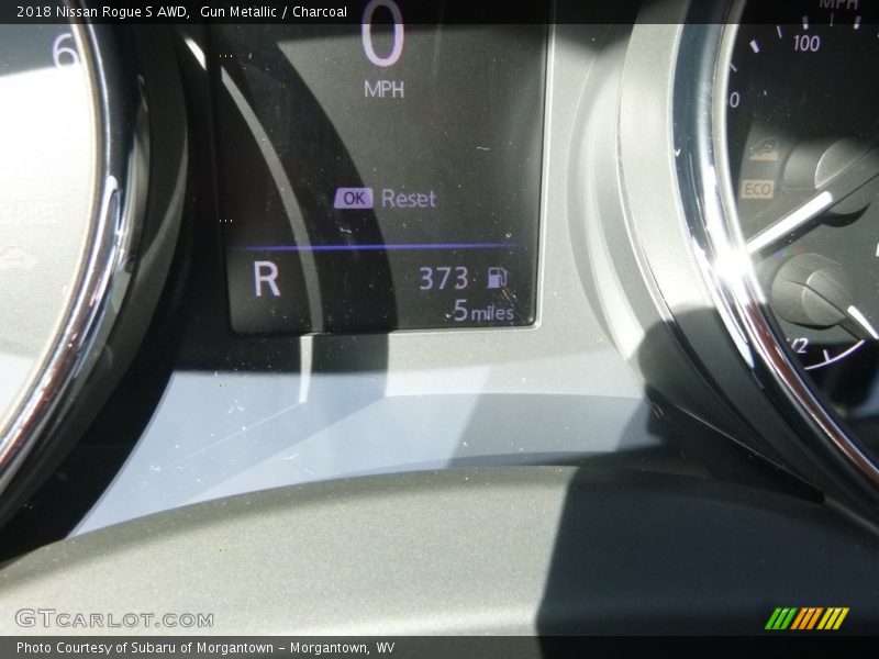 Gun Metallic / Charcoal 2018 Nissan Rogue S AWD