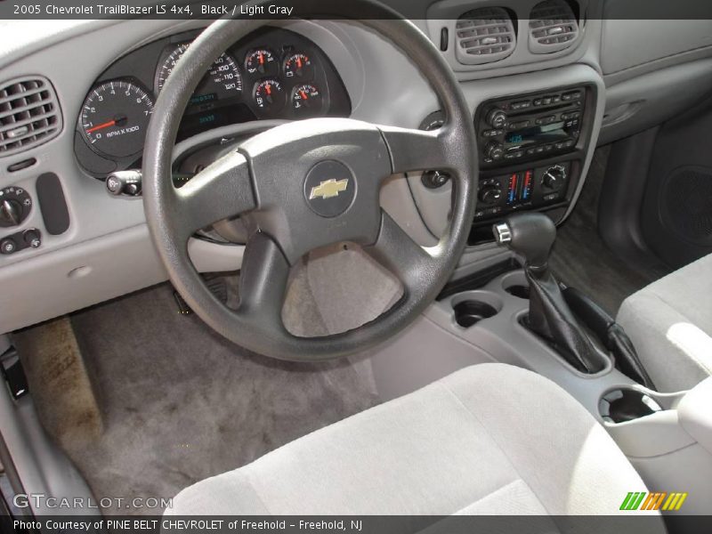 Black / Light Gray 2005 Chevrolet TrailBlazer LS 4x4