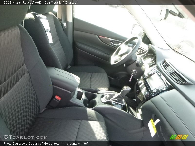 Gun Metallic / Charcoal 2018 Nissan Rogue S AWD