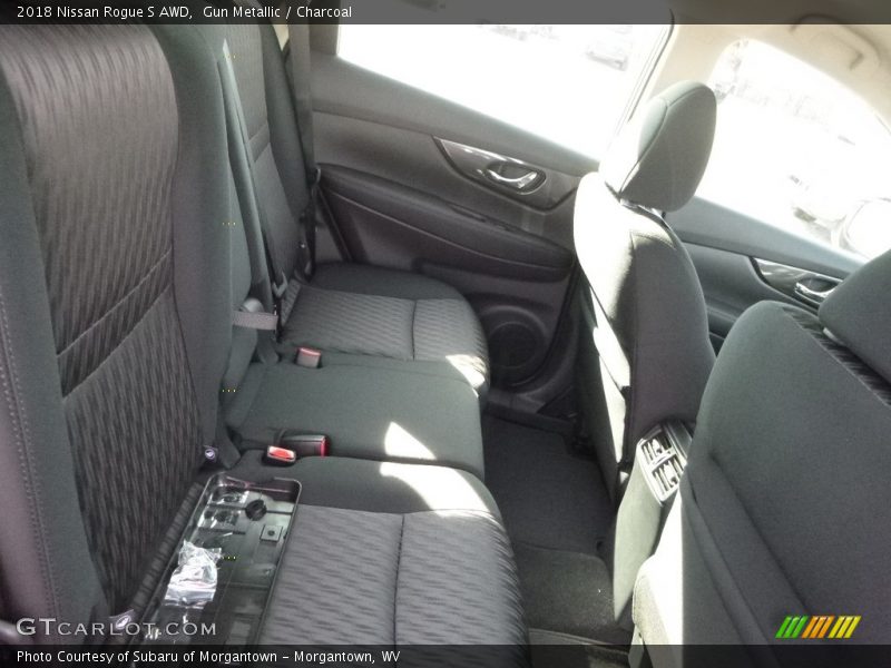 Gun Metallic / Charcoal 2018 Nissan Rogue S AWD