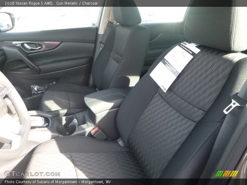 Gun Metallic / Charcoal 2018 Nissan Rogue S AWD