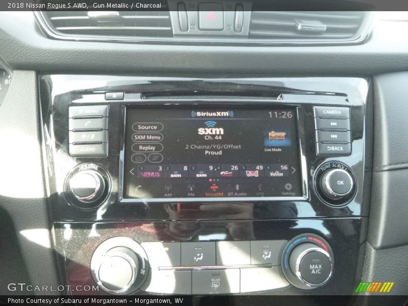 Gun Metallic / Charcoal 2018 Nissan Rogue S AWD