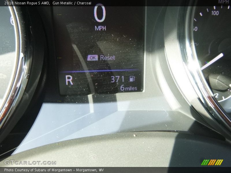 Gun Metallic / Charcoal 2018 Nissan Rogue S AWD