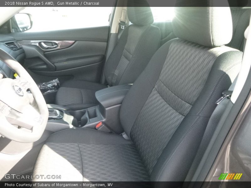 Gun Metallic / Charcoal 2018 Nissan Rogue S AWD