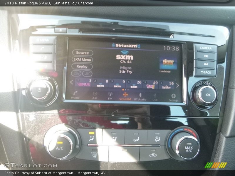 Gun Metallic / Charcoal 2018 Nissan Rogue S AWD