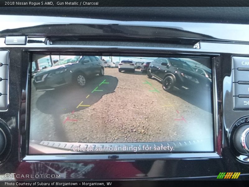 Gun Metallic / Charcoal 2018 Nissan Rogue S AWD